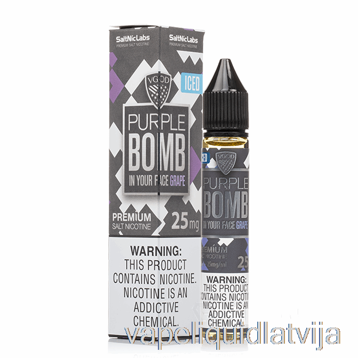 Ice Purple Bomb - Vgod Salts - 30ml 25mg Vape šķidrums